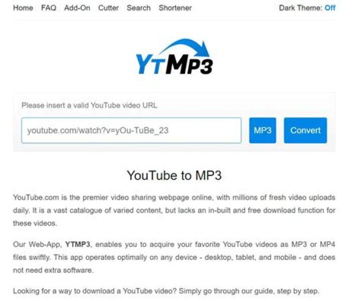Best Free YouTube MP3 Converters for High-Quality Downloads in 2024